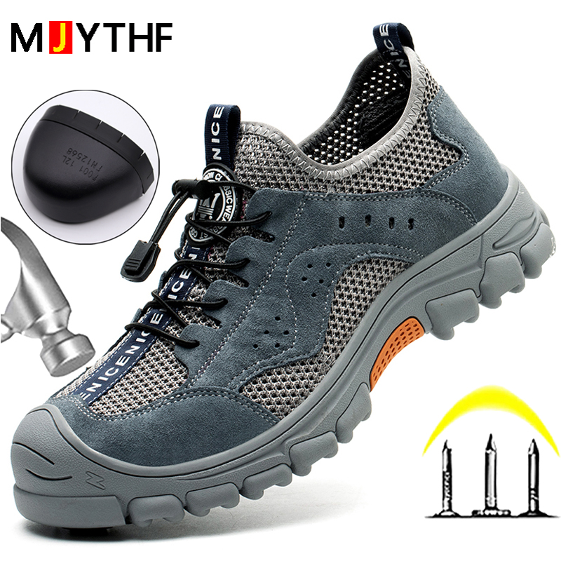 Men'S Accessories Designer - 2026 Summer Safety Shoes Men Anti-puncture