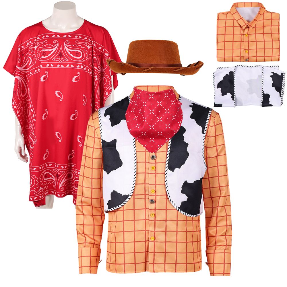 Men'S Accessories Designer - Woody Cosplay Costume Adult Men Long