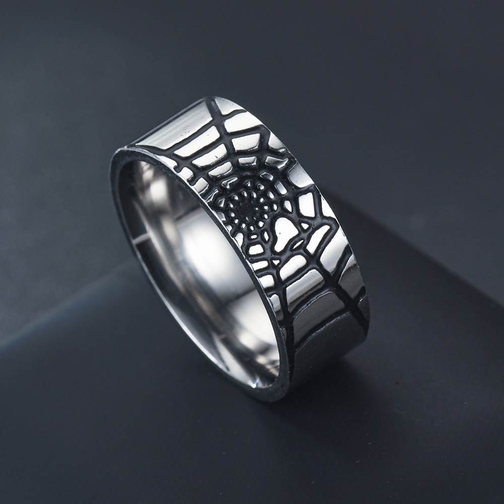 Stainless Steel Simple Spider  - Men Accessories Name review and price