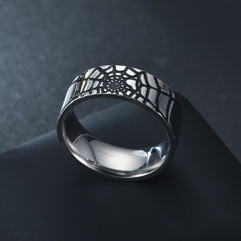Stainless Steel Simple Spider  - Men Accessories Name review and price