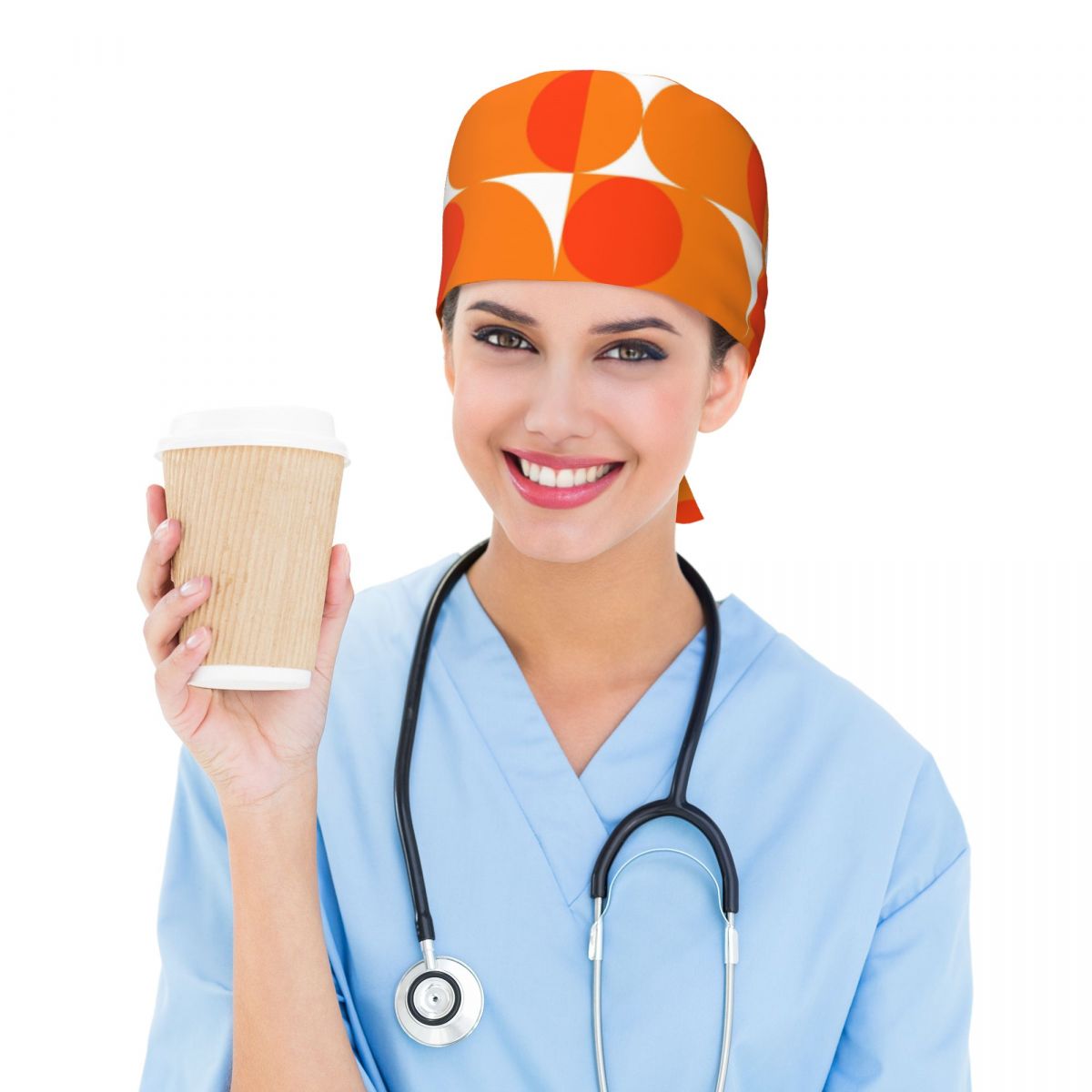 Orange Bauhau Scrub Hat Doctor - Men'S Accessories Designer review and price