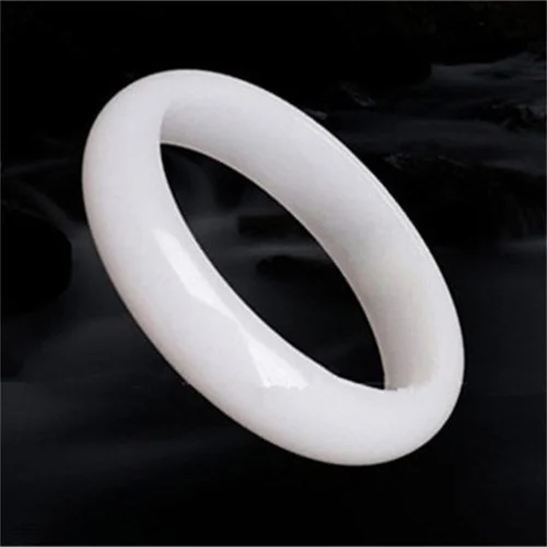 Genuine Natural White Jade Ban - Men Accessories Hand review and price