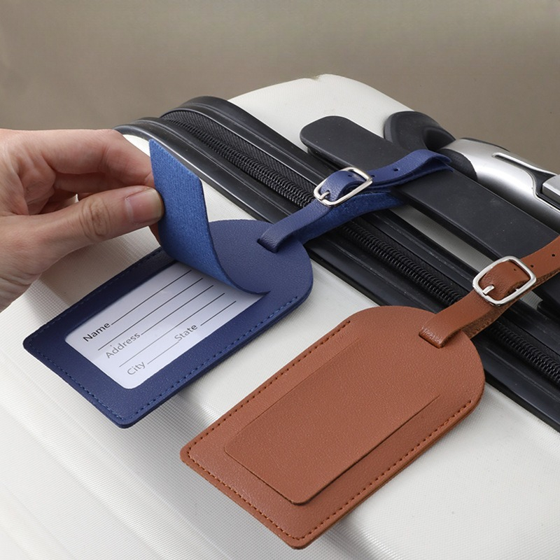 Women Men Luggage Tags PU Leat - Men Accessories Name review and price