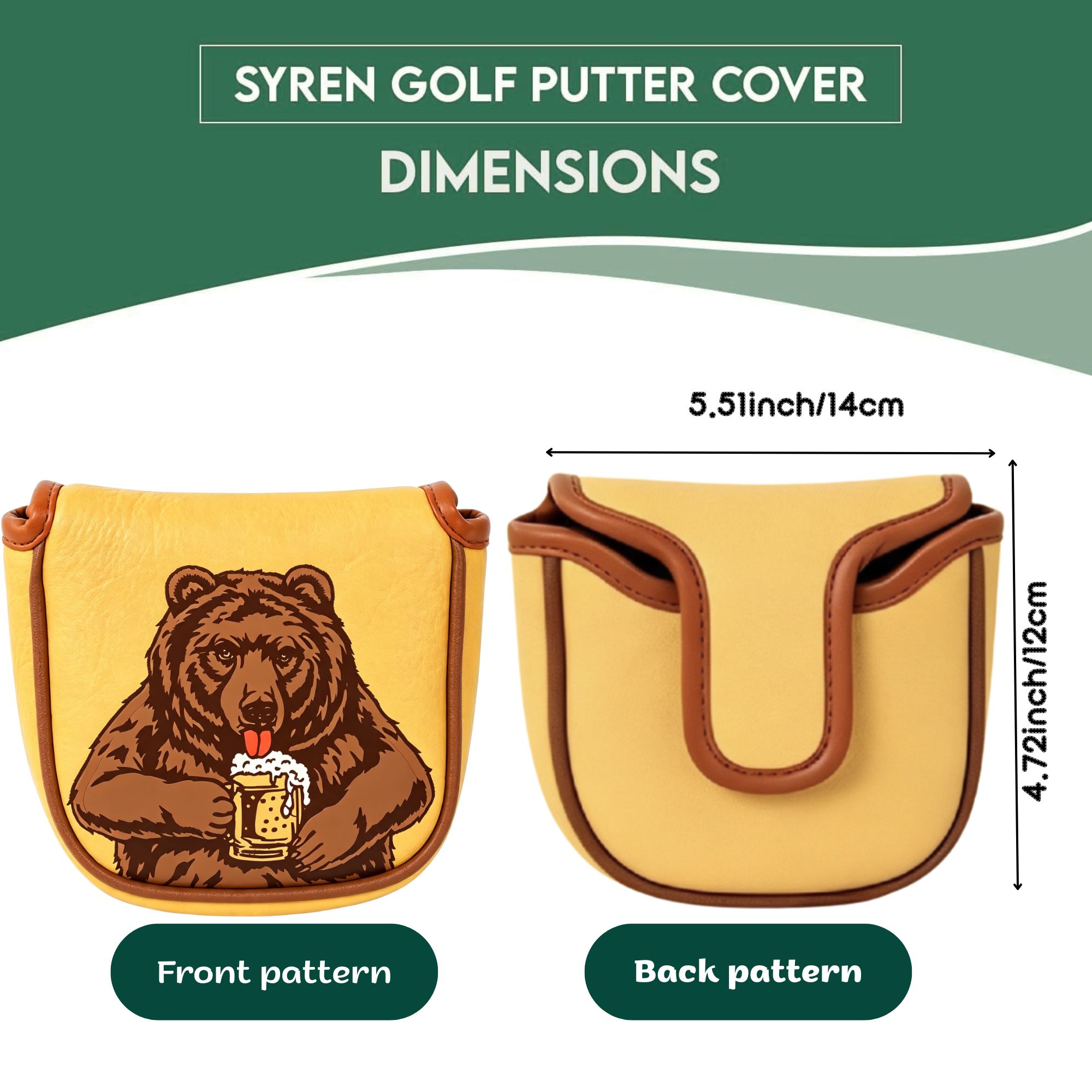 Skull Embroidered Golf Mallet  - Men'S Accessories Designer review and price