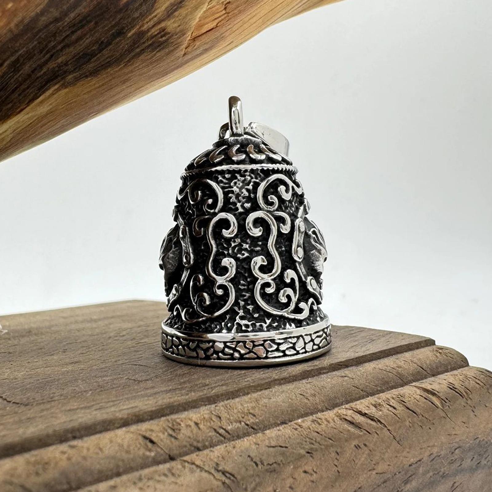 Skull Bell Charm Motorcycle Be - Men Accessories Hand review and price