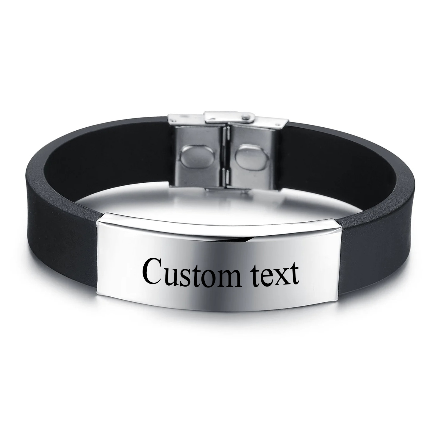 Punk Custom Logo Name Silicone - Men'S Accessories Luxury Brands review and price