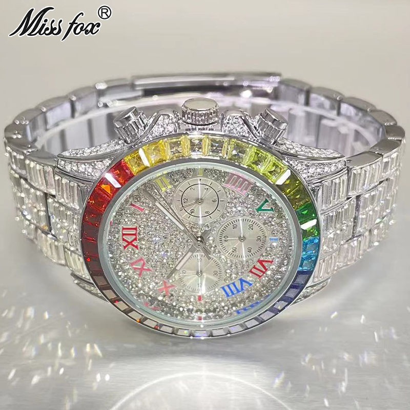MISSFOX Luxury Iced Watch For  - Men'S Accessories Luxury Brands review and price