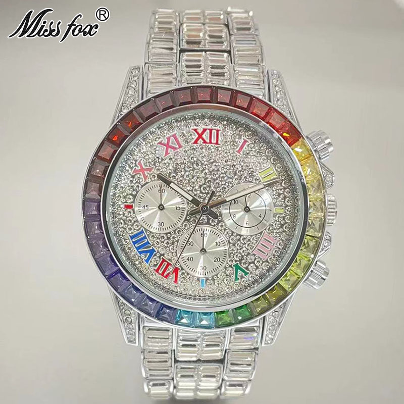 MISSFOX Luxury Iced Watch For  - Men'S Accessories Luxury Brands review and price