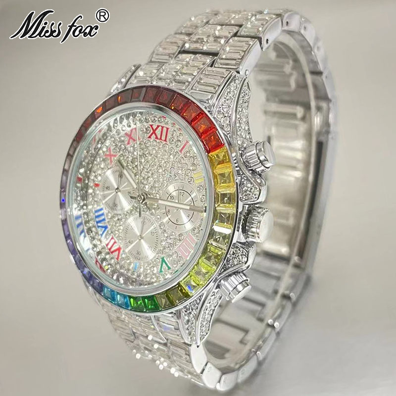 MISSFOX Luxury Iced Watch For  - Men'S Accessories Luxury Brands review and price