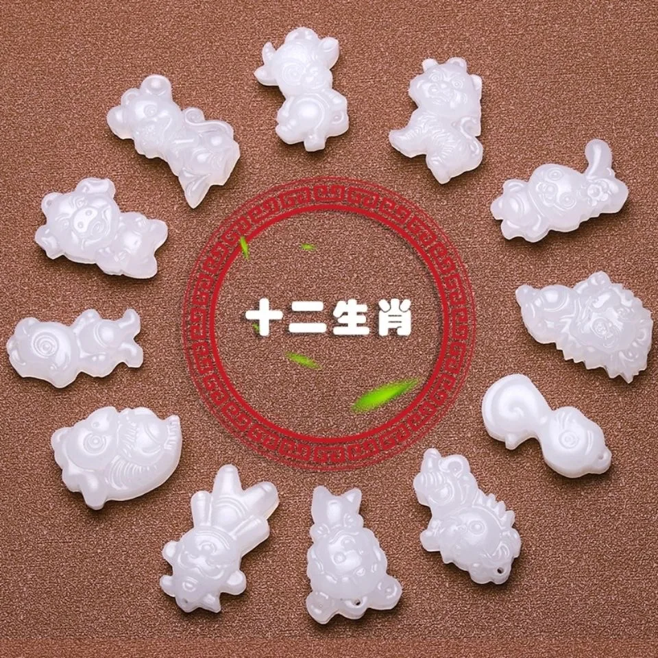 Natural Afghan White Jade Chin - Men Accessories Hand review and price