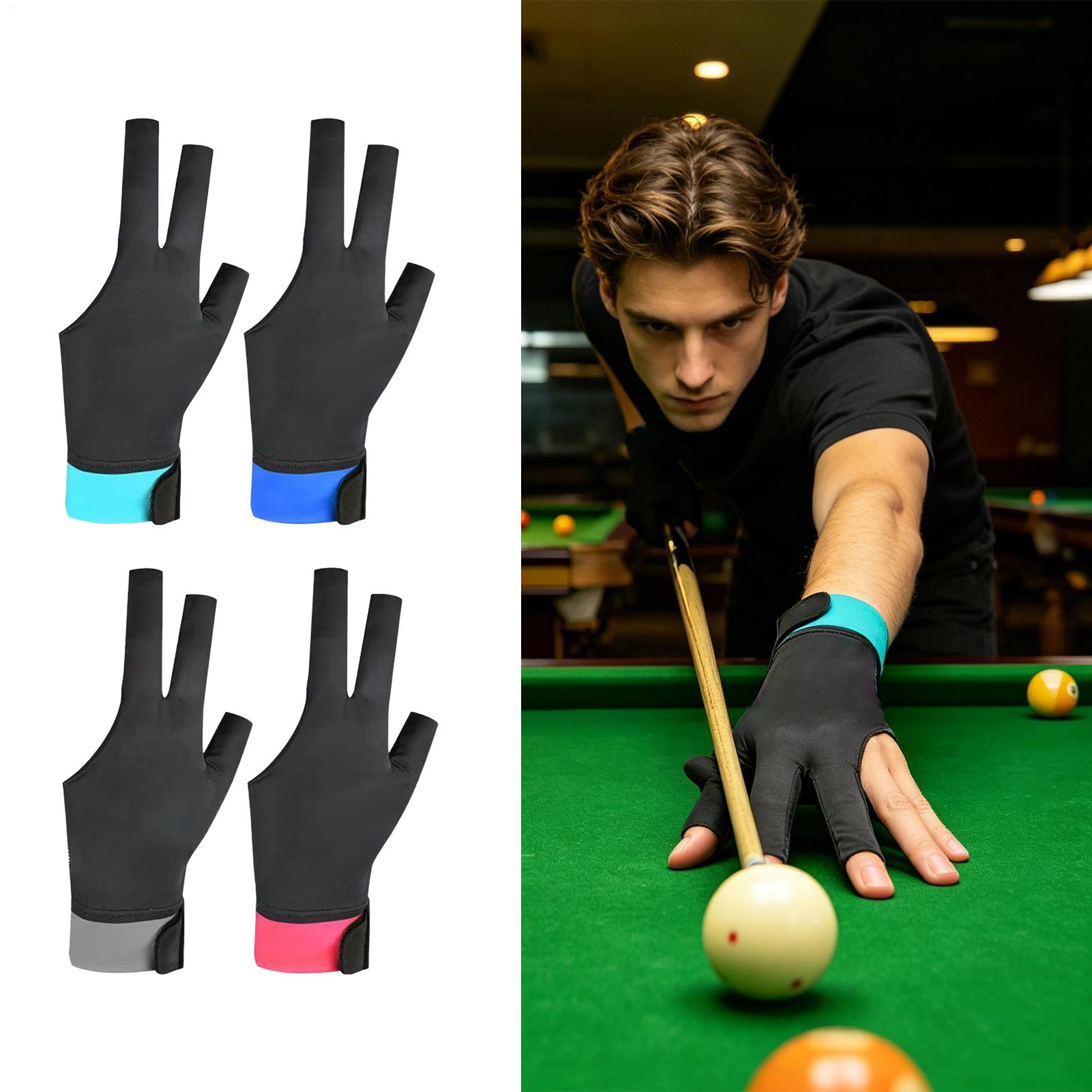 Pool Glove 3-Finger Anti-Slip  - Men Accessories Hand review and price