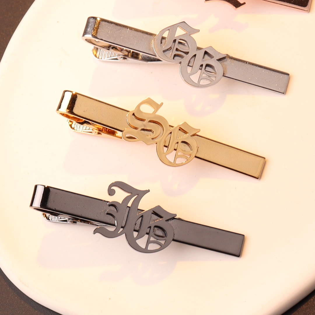 Custom Name Initials Tie Clip  - Men Accessories Name review and price