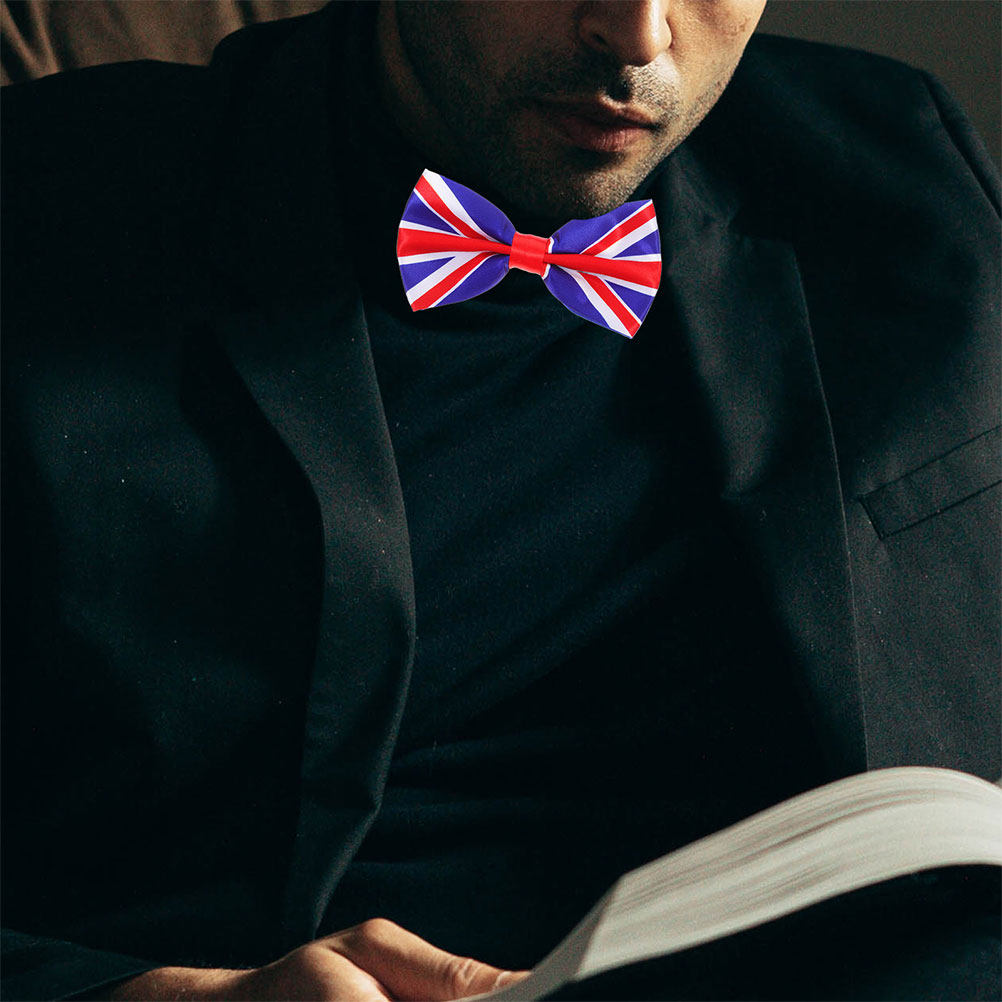 2Pcs Bow Tie Uk Flag Polyester - Men'S Accessories Uk review and price