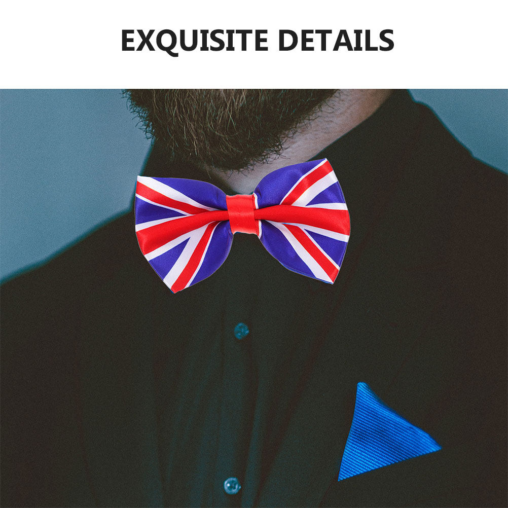 2Pcs Bow Tie Uk Flag Polyester - Men'S Accessories Uk review and price