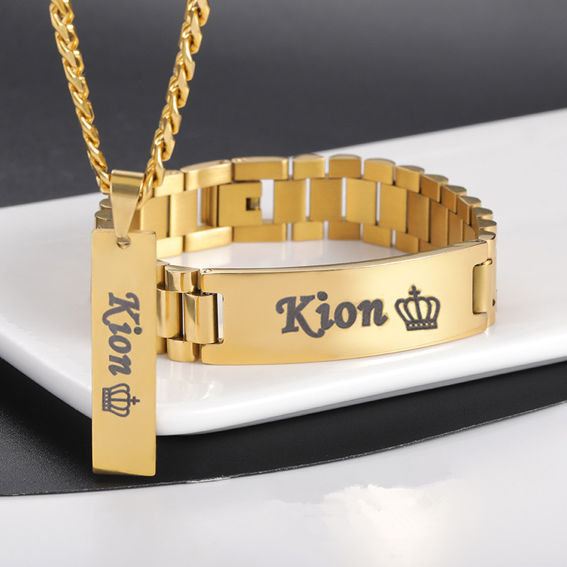 Custom Men Name Necklace Big B - Men Accessories Name review and price